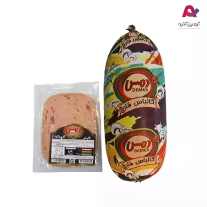 کالباس قارچ وگوشت55% دمس